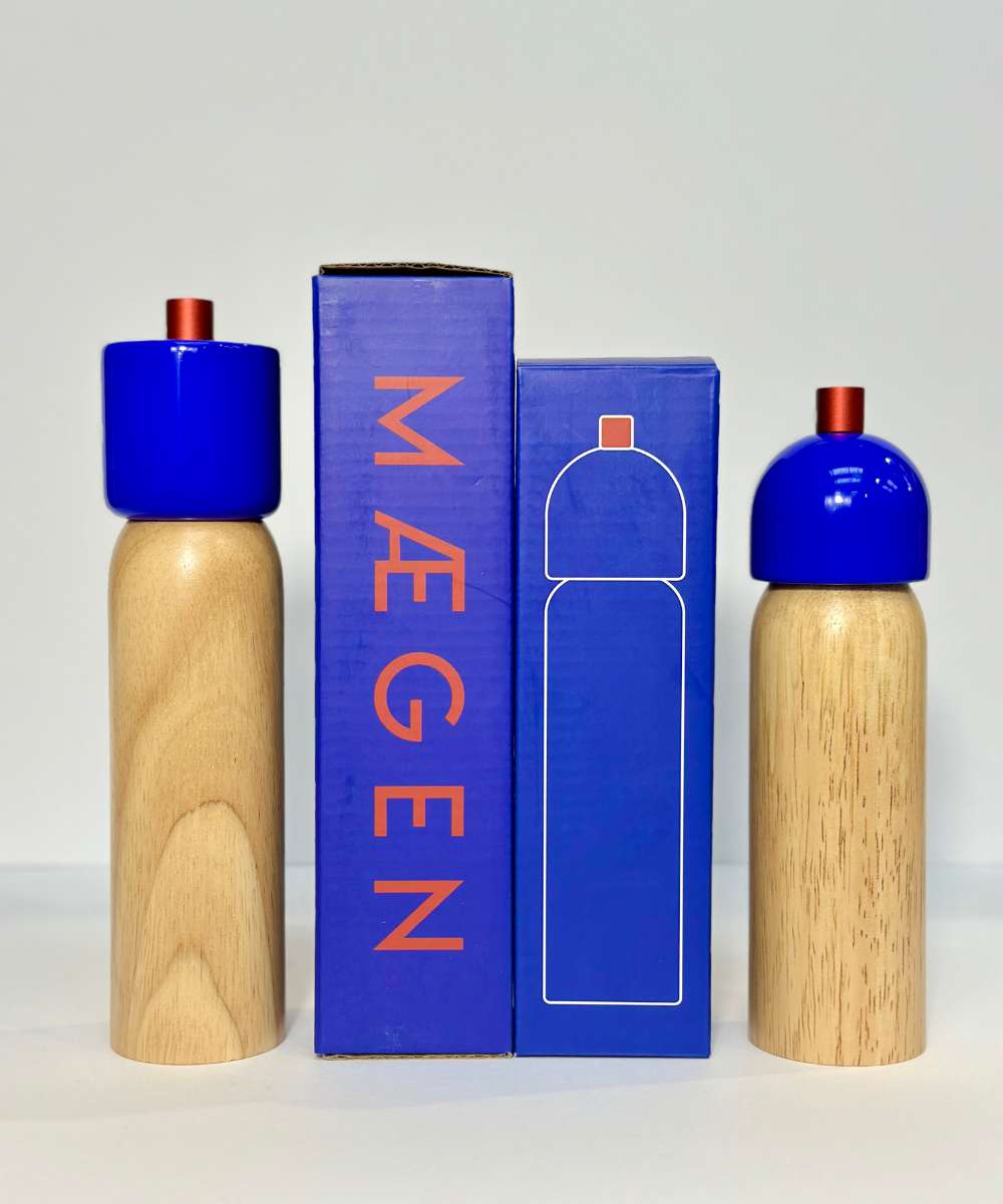 MÆGEN Grinder - Navy & Red