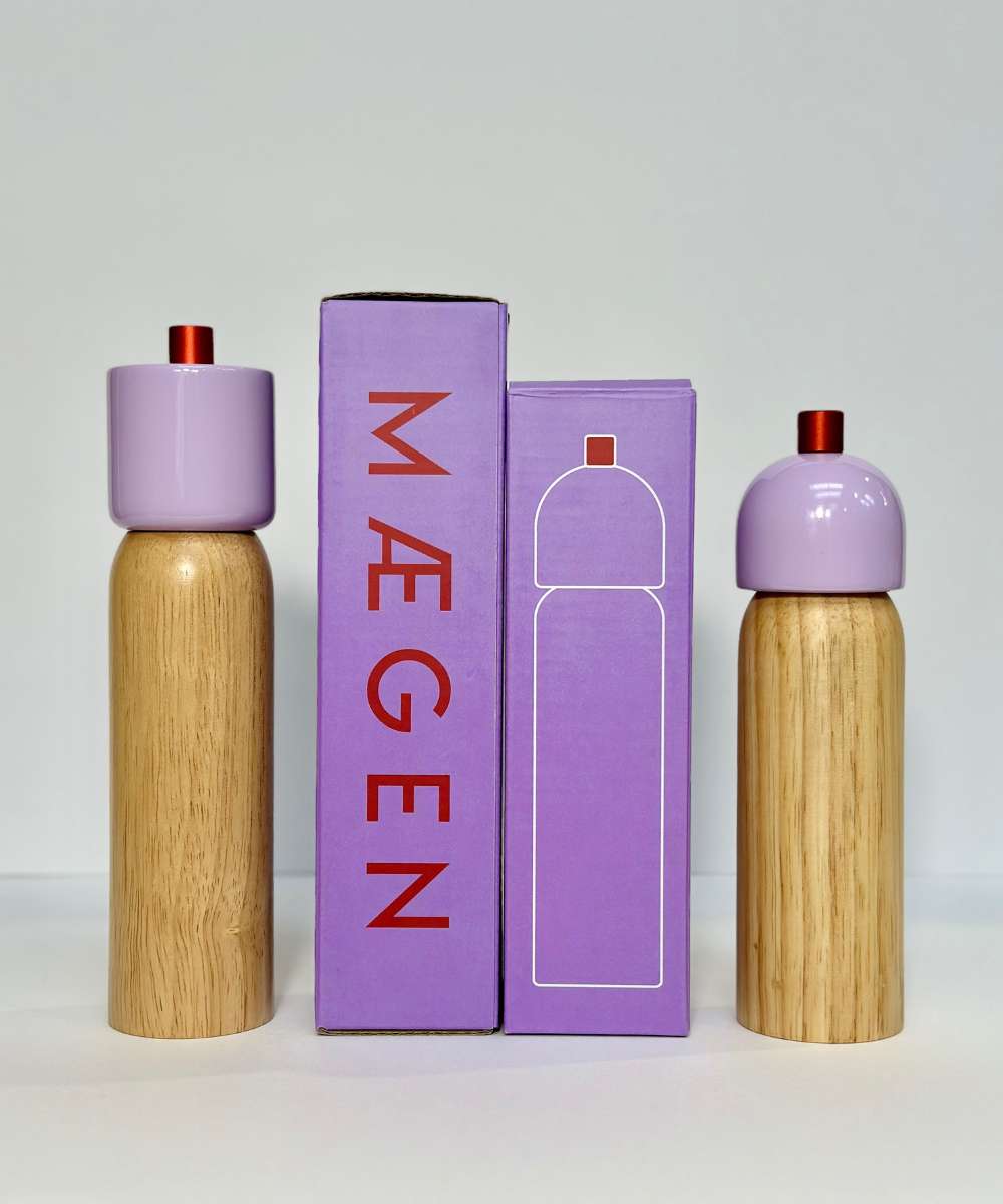 MÆGEN Grinder - Lilac & Red