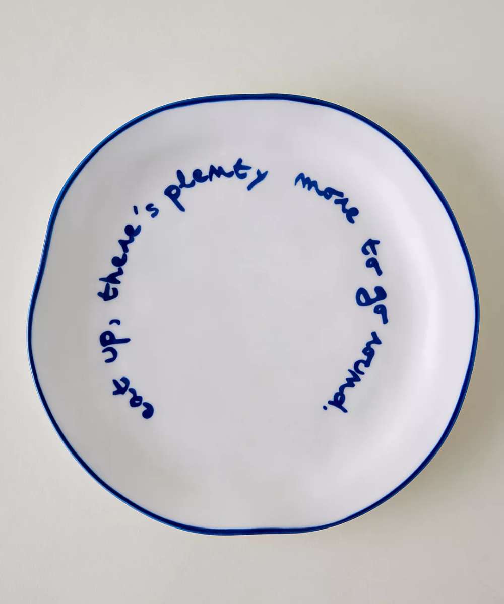 MÆGEN Slogan Plate - Eat Up, There's Plenty More To Go Around