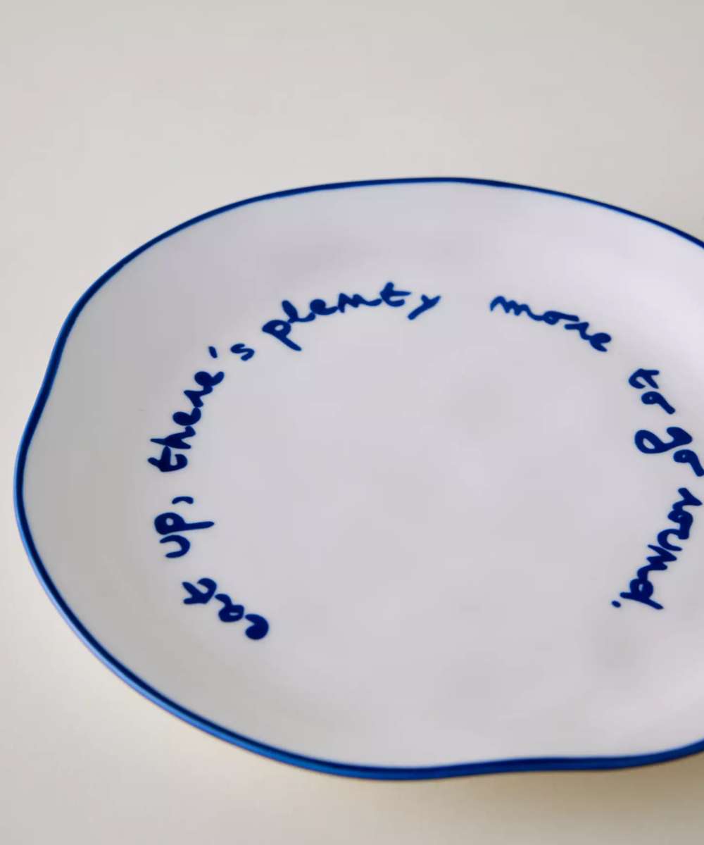 MÆGEN Slogan Plate - Eat Up, There's Plenty More To Go Around