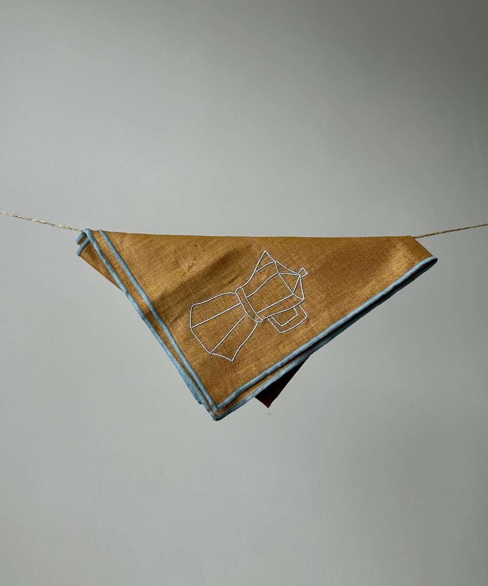 MÆGEN Linen-Blend Napkins - Espresso (set of 2)