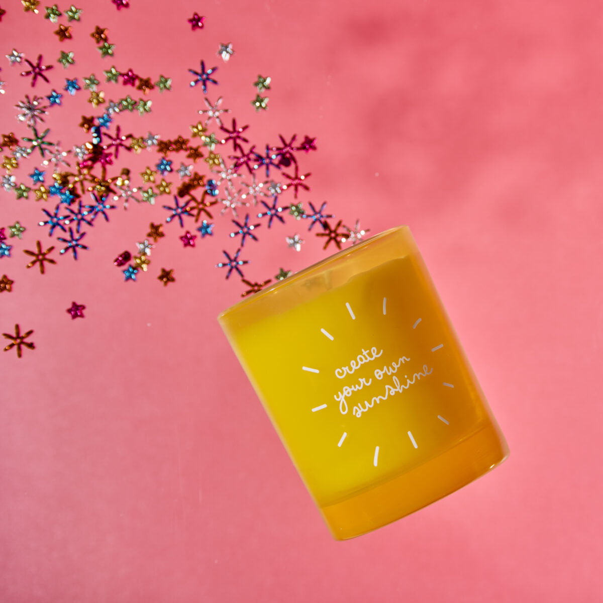 'Create Your Own Sunshine' Vibe Candle