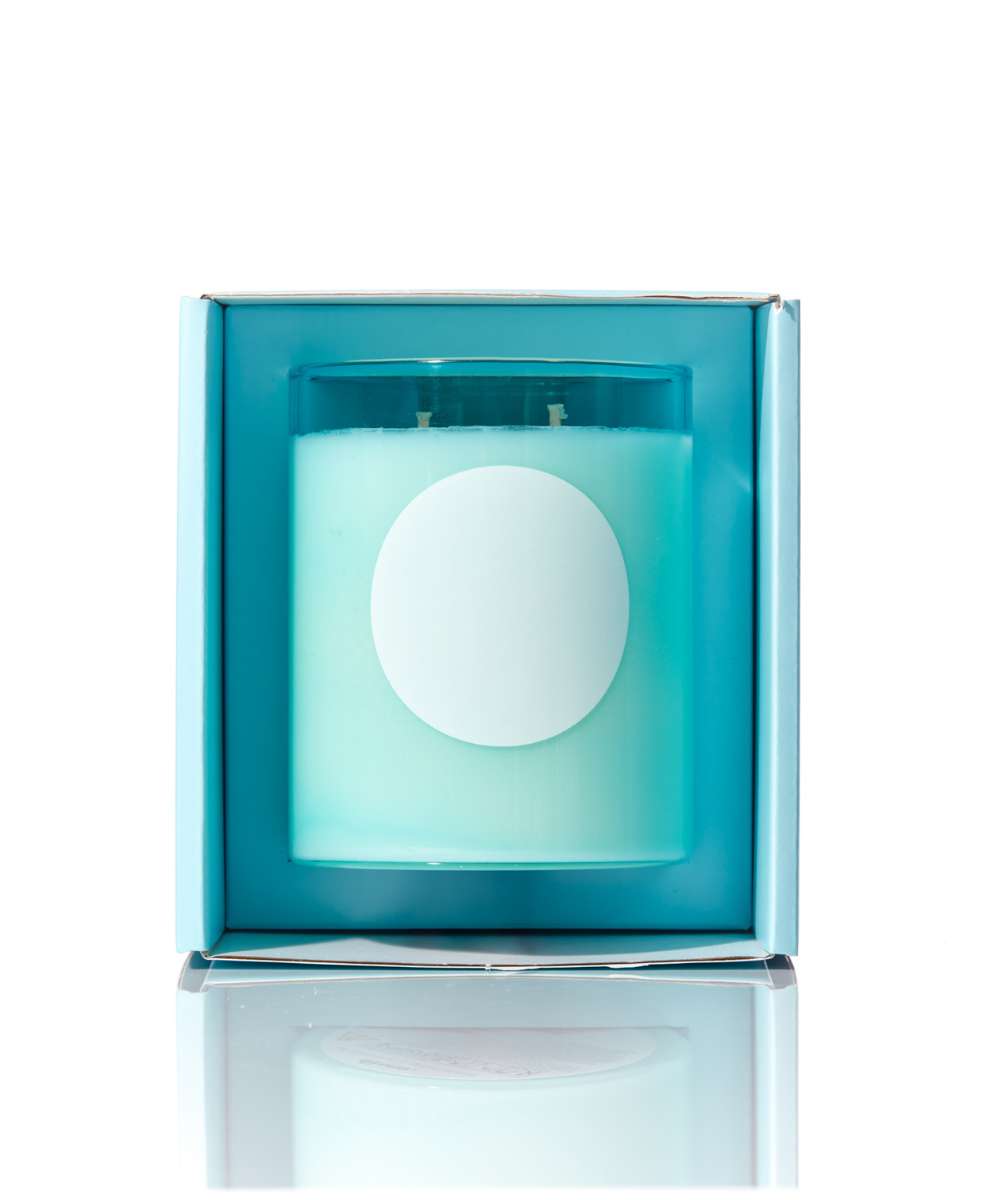 Wxy. Disco Glass Candle - White Floral