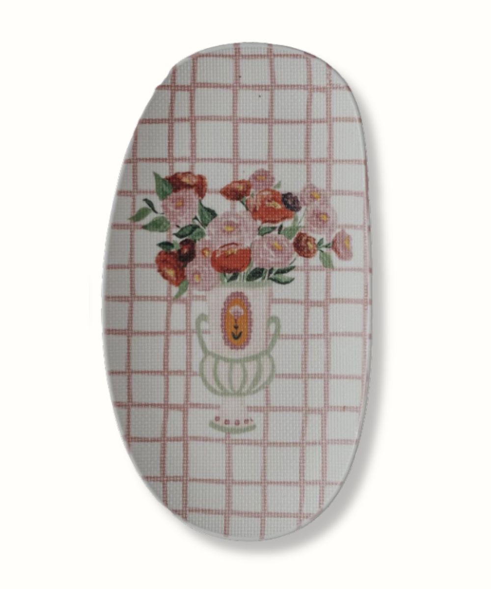 Bloom Stitch-Textured Stoneware Plates