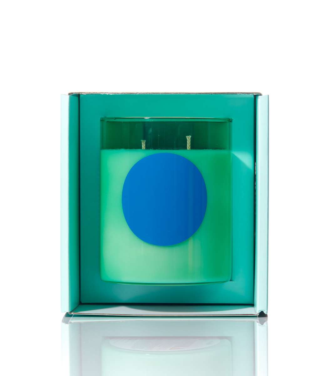Wxy. Disco Glass Candle - Basil and Sweet Lime