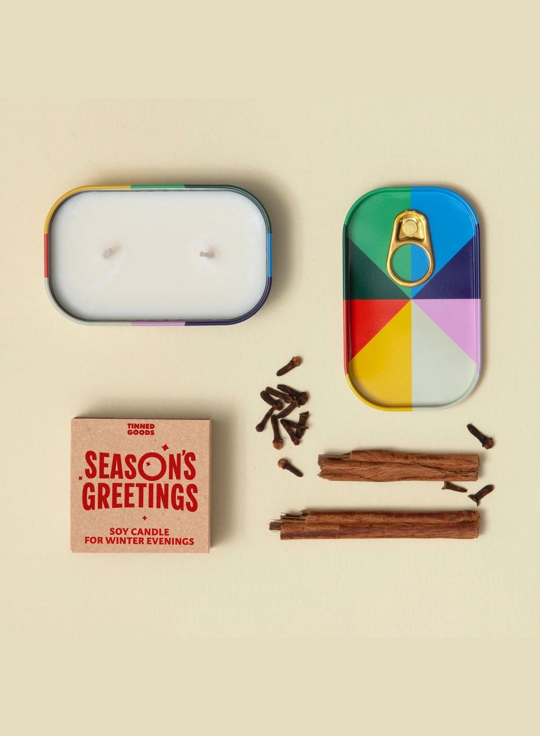Tinned Goods - Season's Greetings - Candle