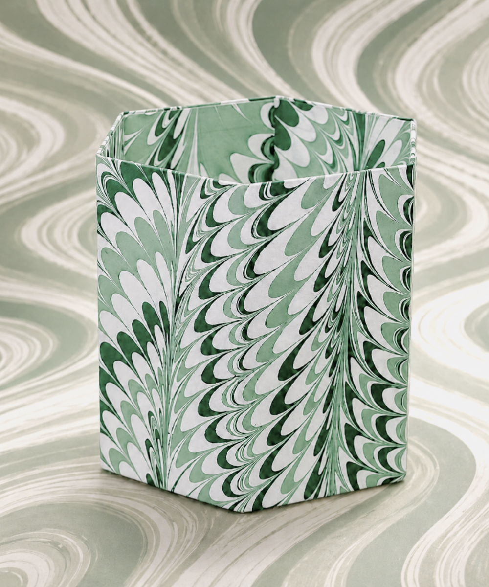 Signature Wastebasket - Green