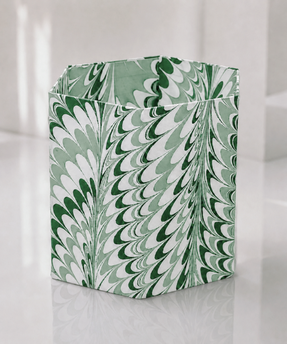 Signature Wastebasket - Green