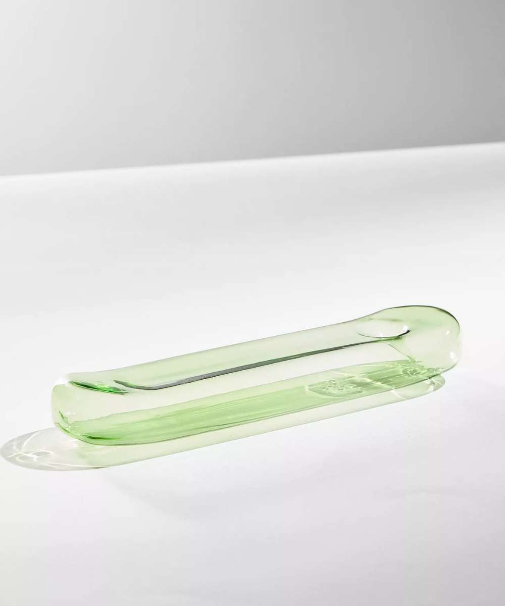 MÆGEN Lilo Glass Incense Holder - Green