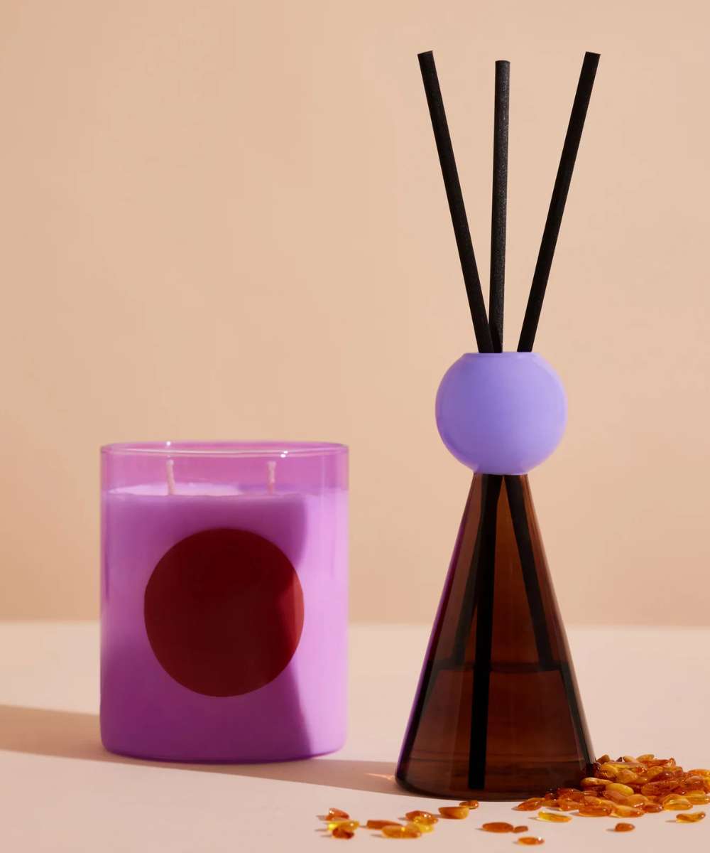 Wxy. Disco Glass Candle - Orris Root and Amber