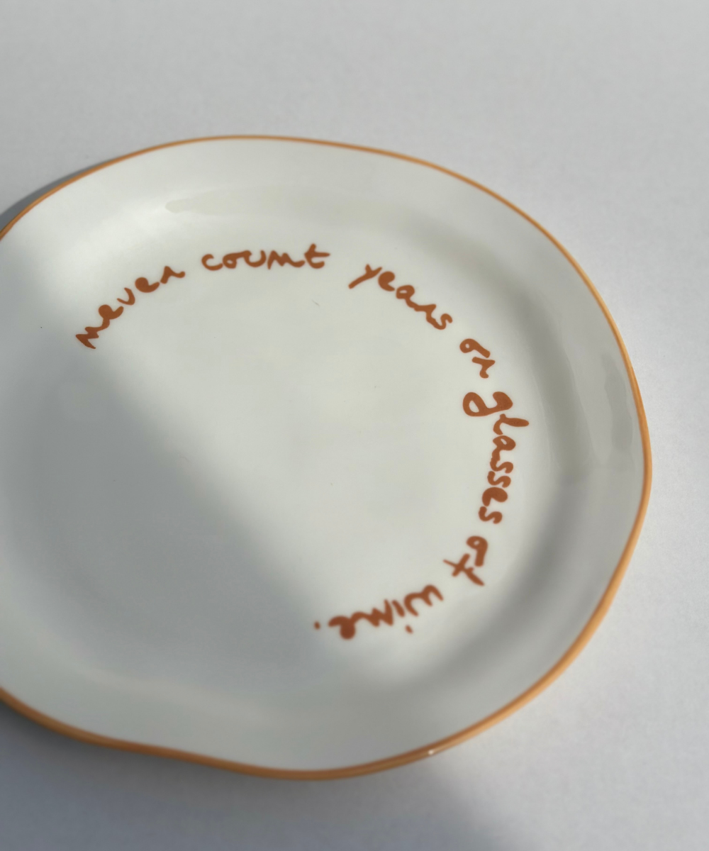MAEGEN Slogan Plates - Never Count Years