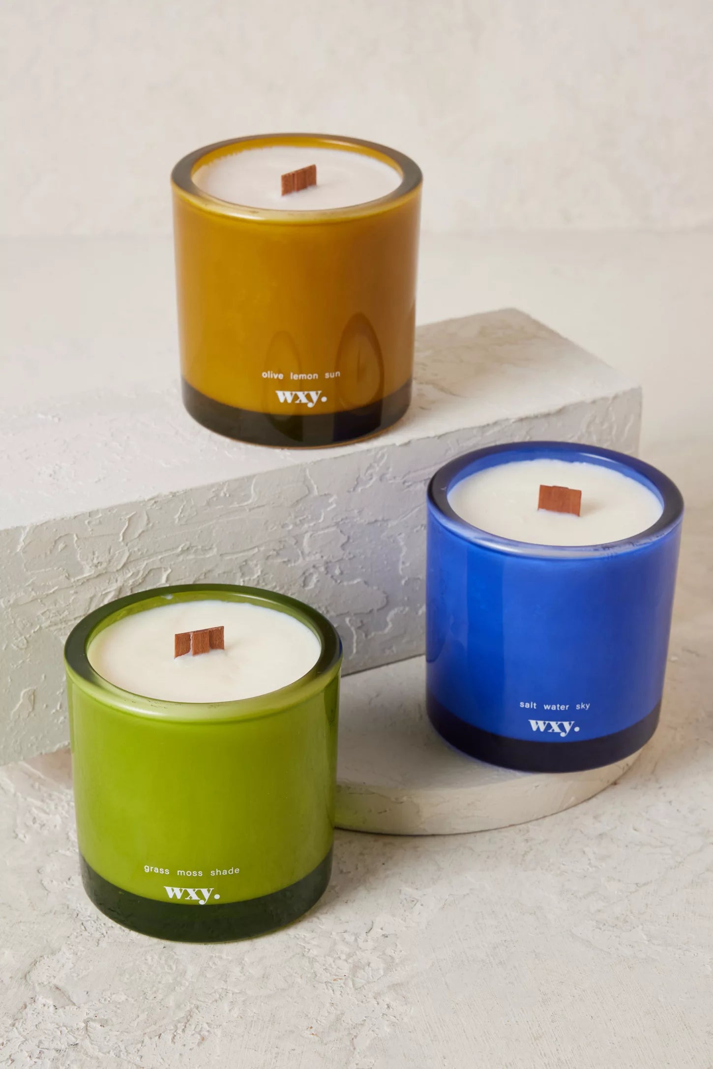 Wxy. Roam Candle | Olive. Lemon. Sun.