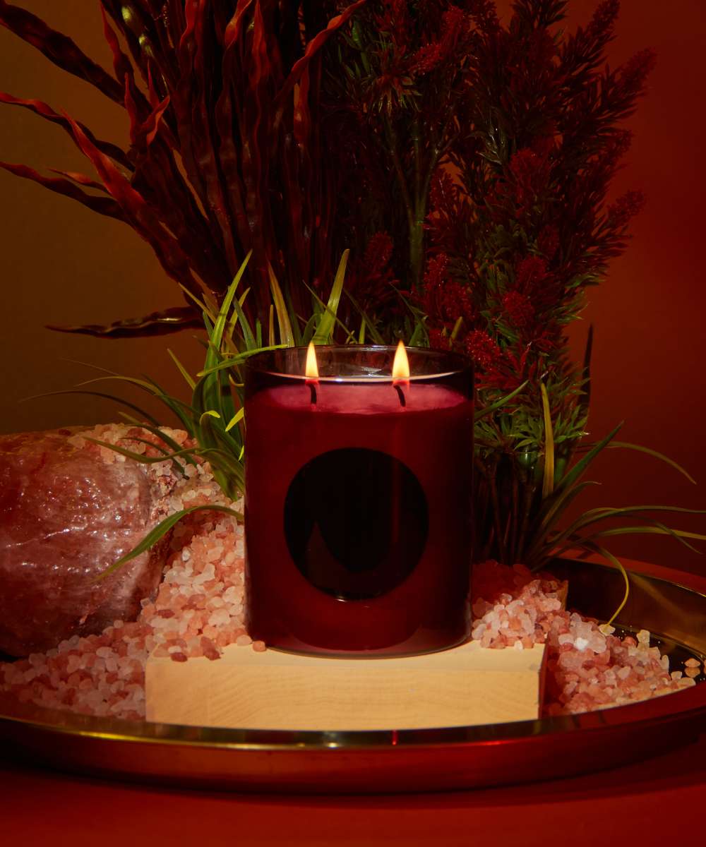 Wxy. Disco Glass Candle - Velvet Woods and Amber