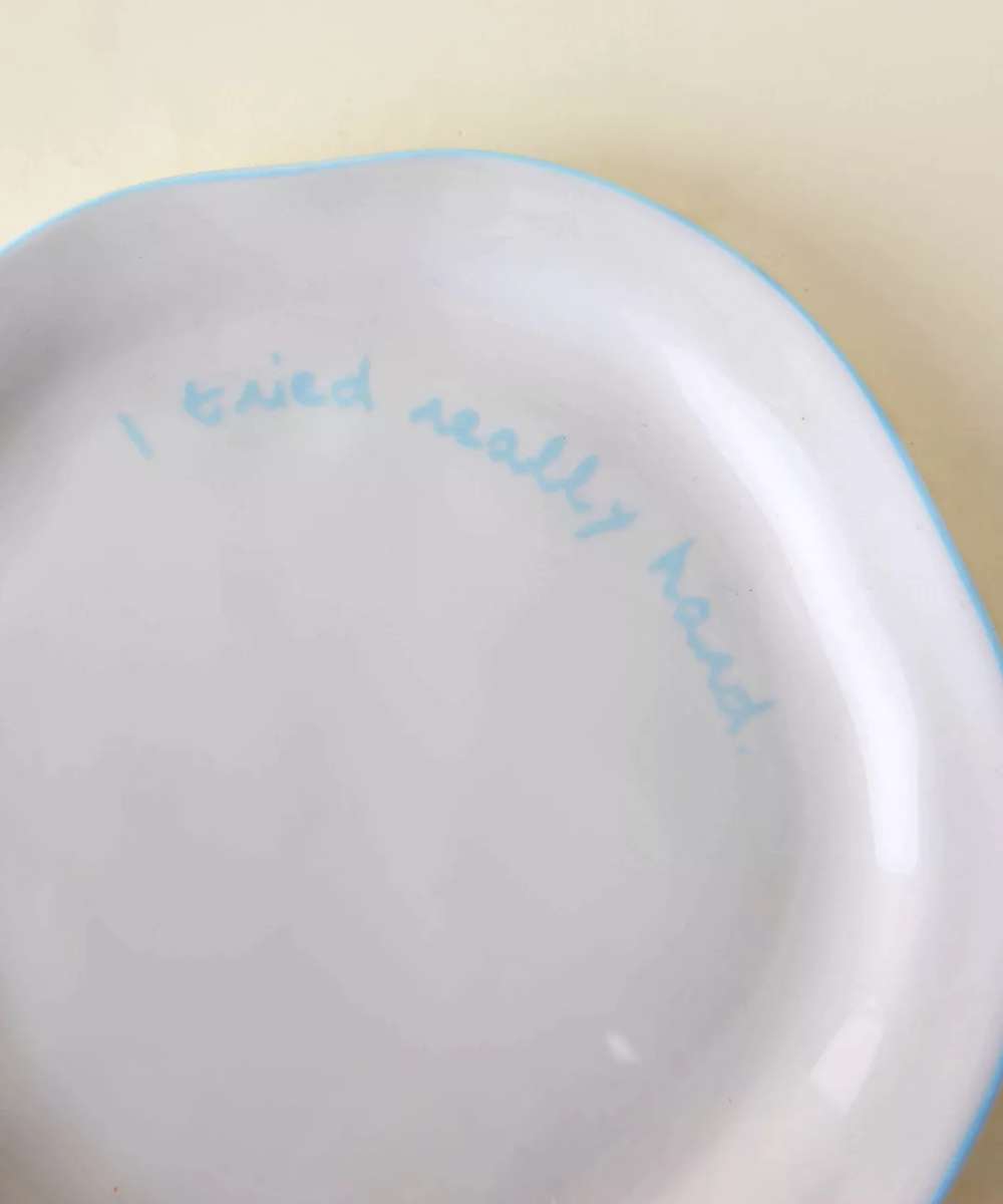 MÆGEN Statement Plate - I tried really hard