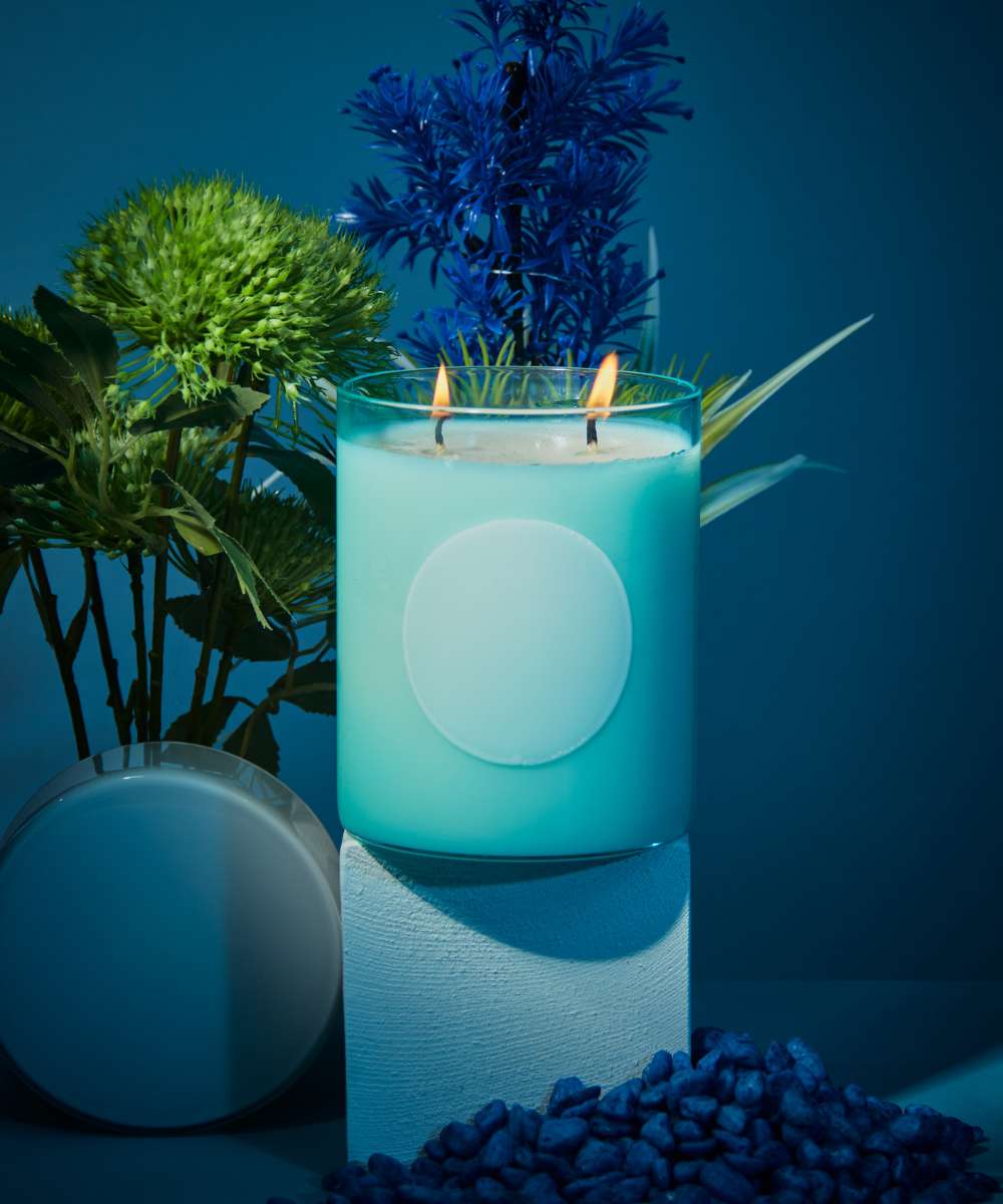 Wxy. Disco Glass Candle - White Floral