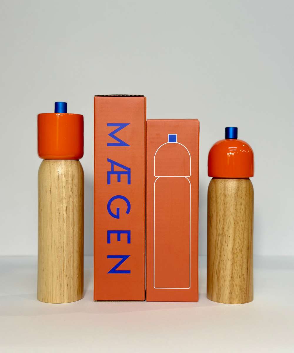 MÆGEN Grinder - Orange & Blue