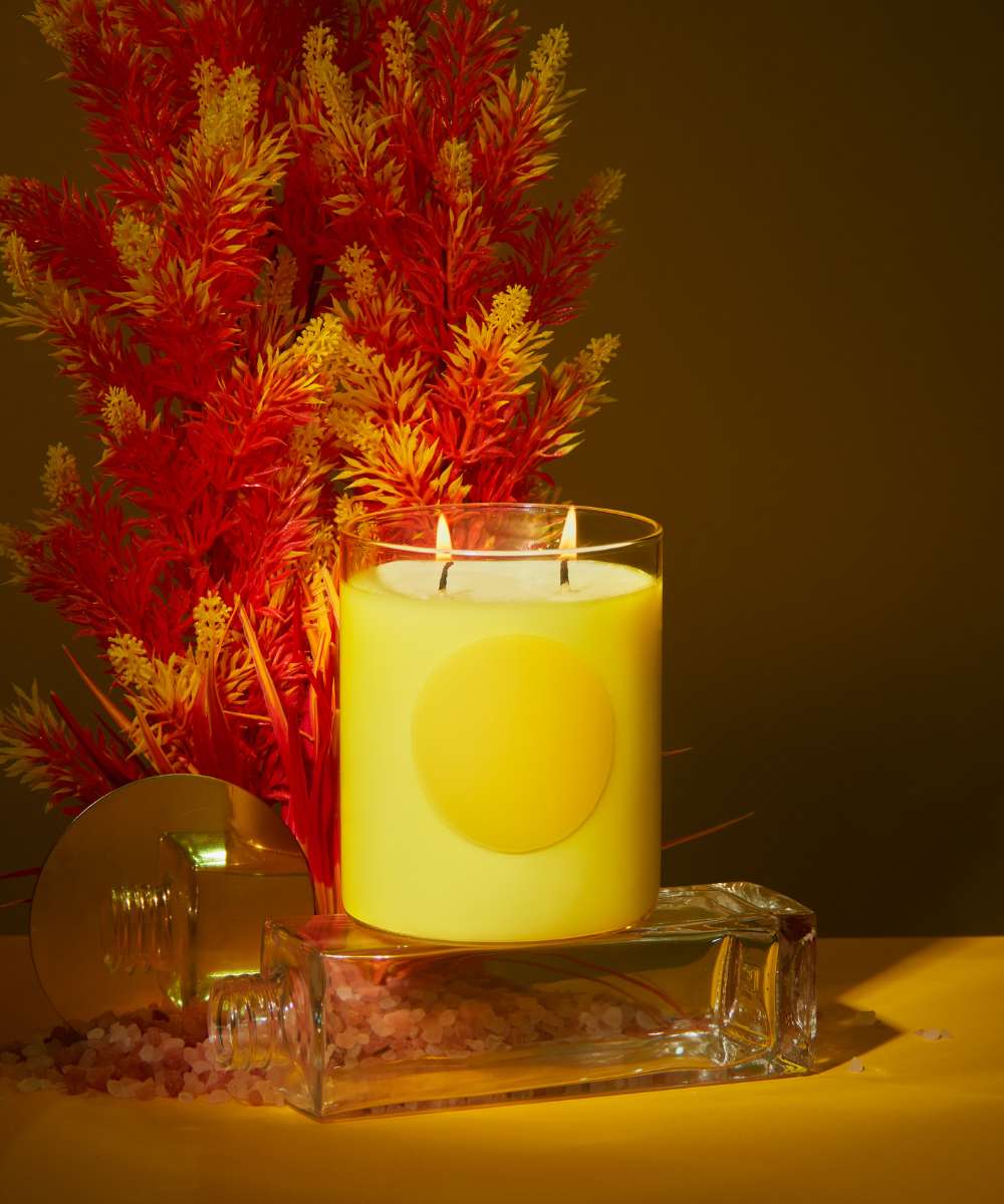 Wxy. Disco Glass Candle - Blood Orange and Santal