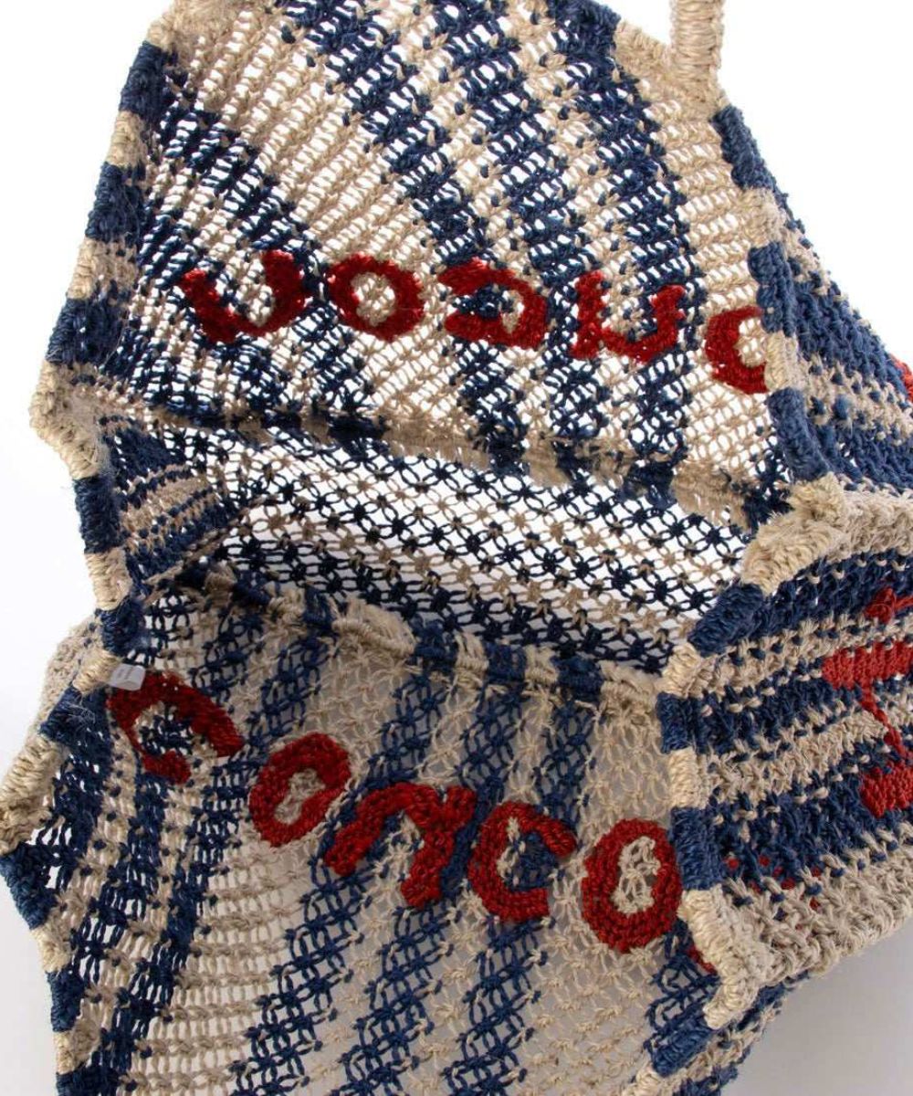 Bevan "Hi CouCou" Jute Tote Bag