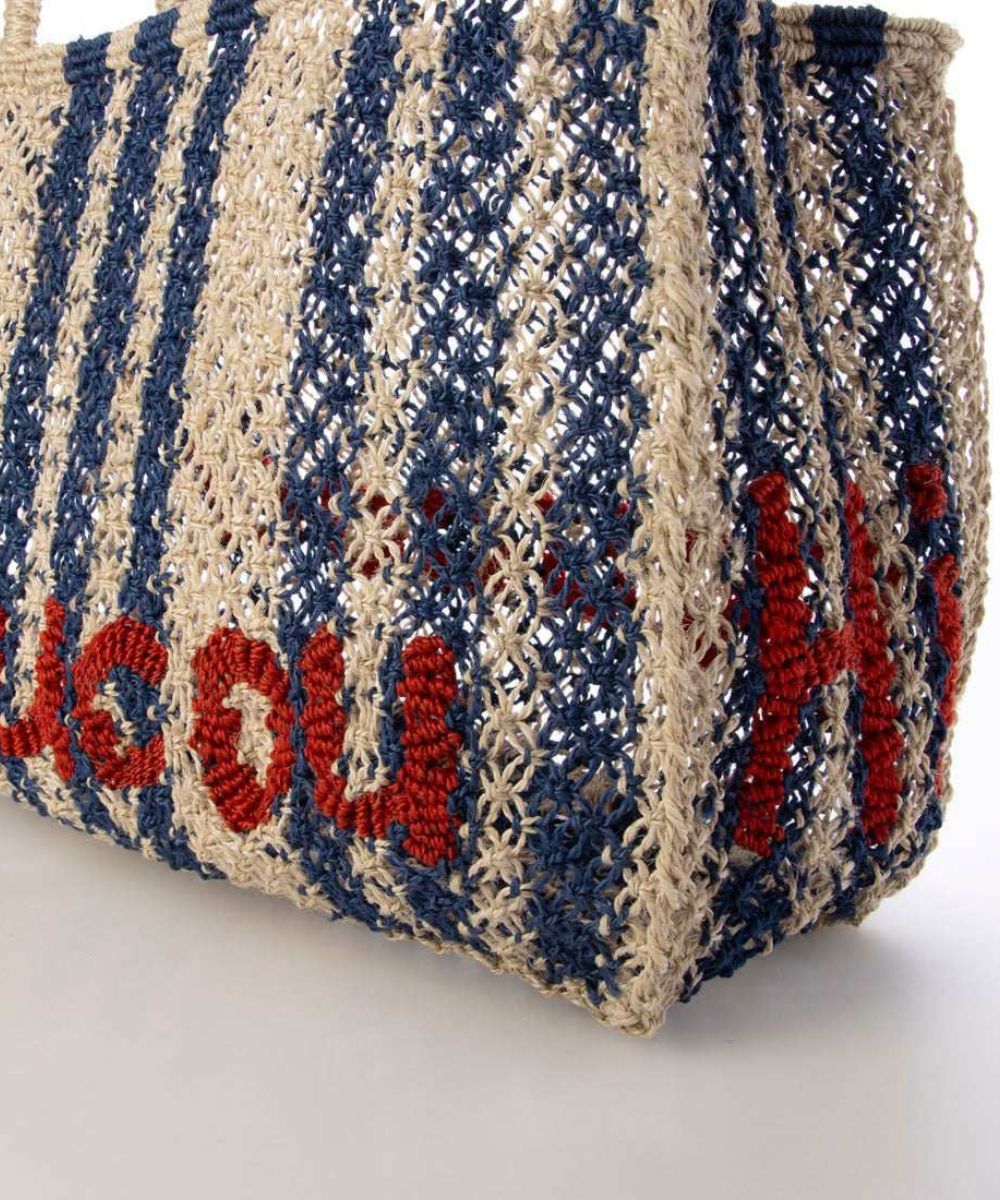 Bevan "Hi CouCou" Jute Tote Bag