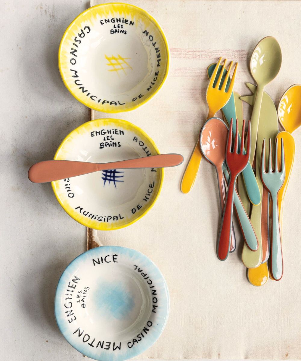 Vintage Reproduction Hotel Bowl with Decorative Artwork - 3 styles