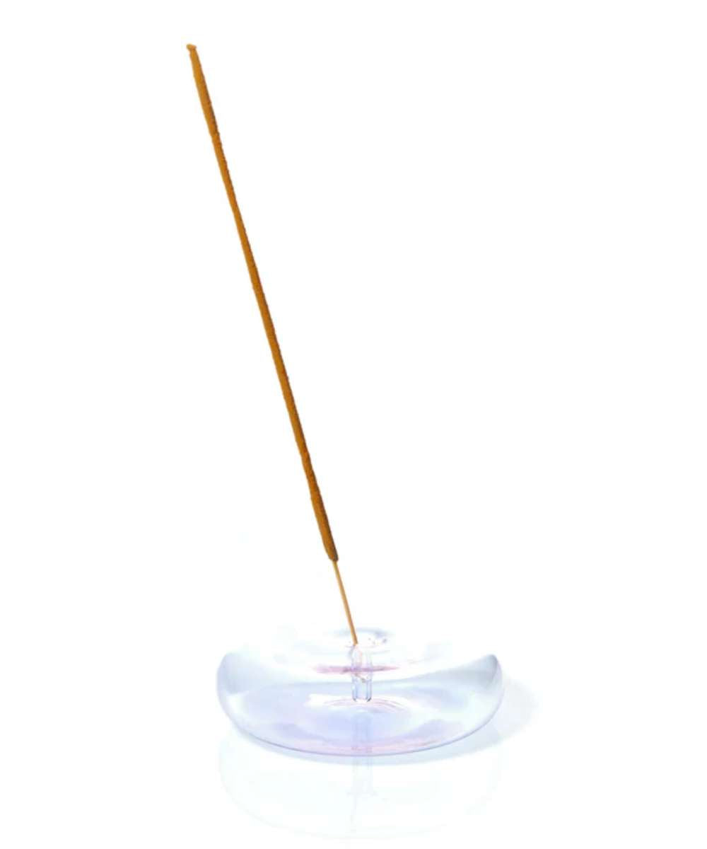 MÆGEN Dimple Glass Incense Holder - Lavendar