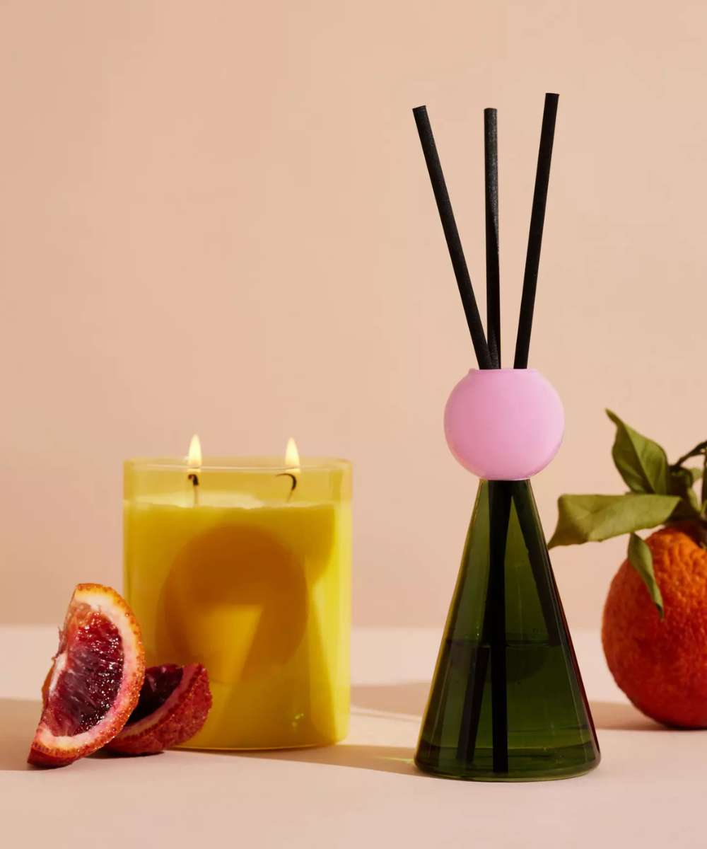 Wxy. Disco Glass Candle - Blood Orange and Santal