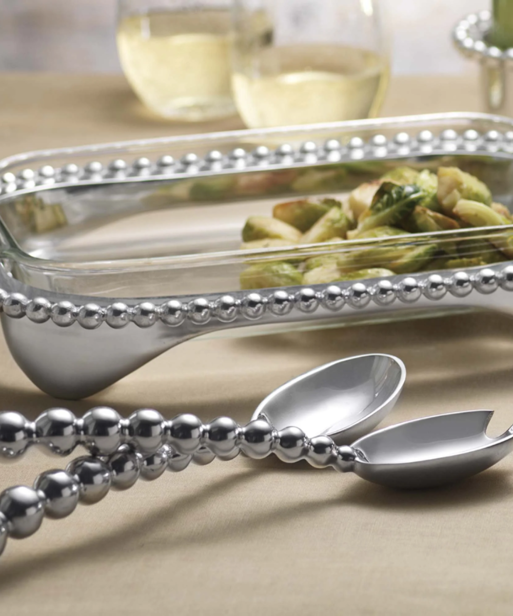 Pearled Salad Servers