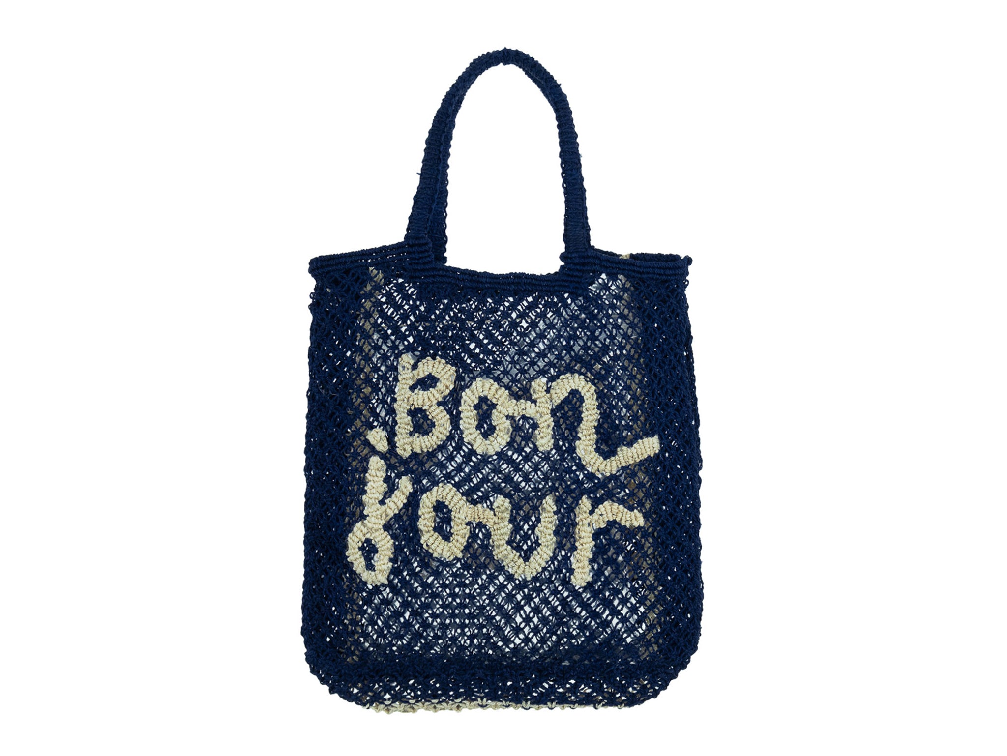 Lottie Bonjour Jute Tote Bag