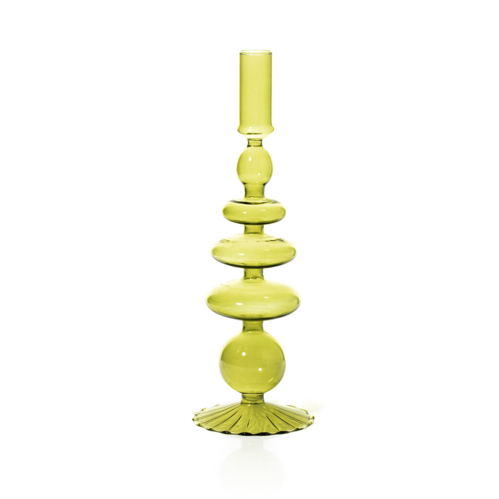 MÆGEN Taper Candle Holder - Pear Green