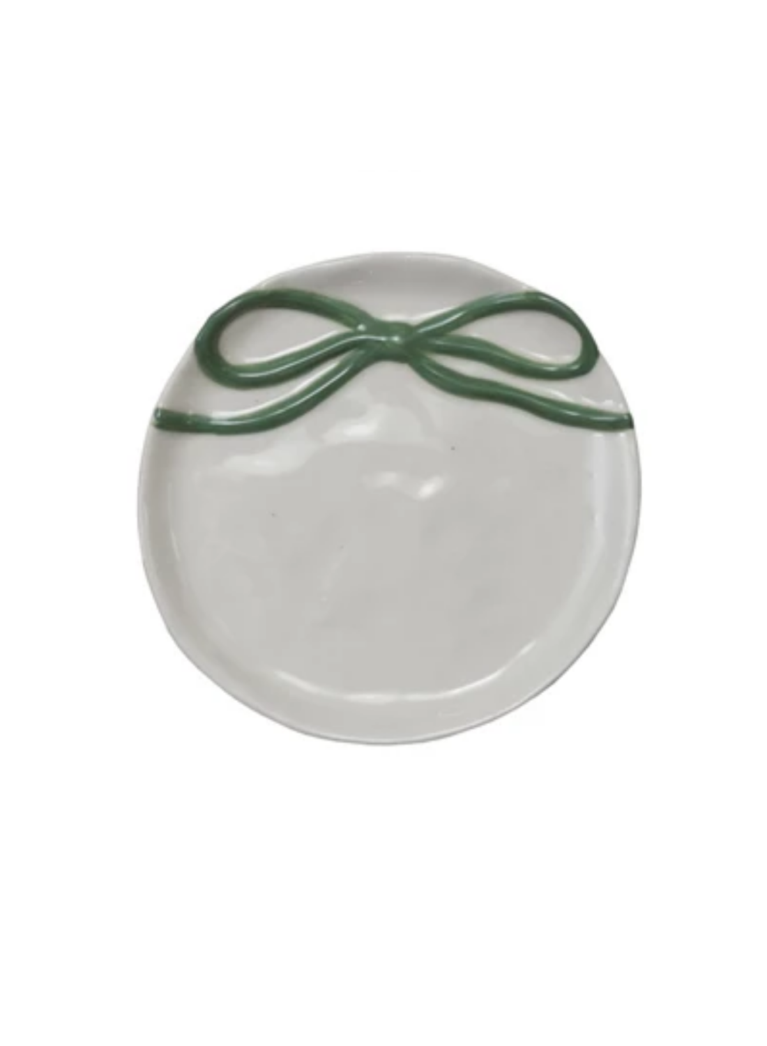 Stoneware Trinket Dish with Bow