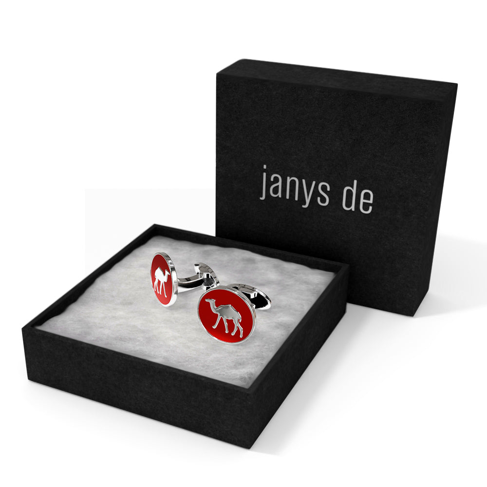 Enamel cufflinks
