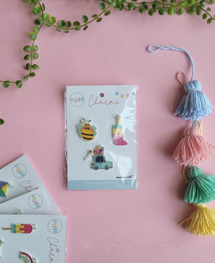 Charms - Dias de Sol - Hand Made Charms (3 Piece)