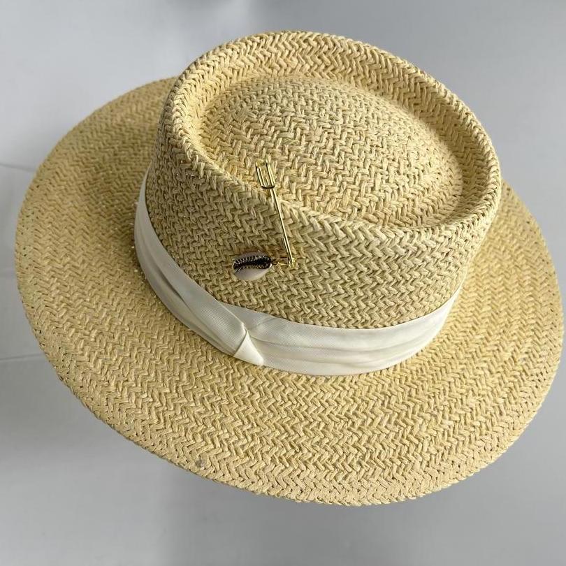 Classic and chic boater hat