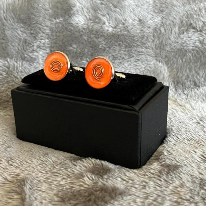 Colors of the Emirates handpainted cufflinks