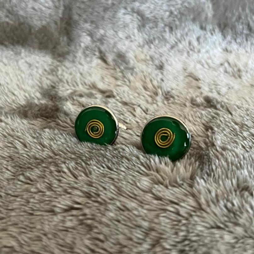 Colors of the Emirates handpainted cufflinks