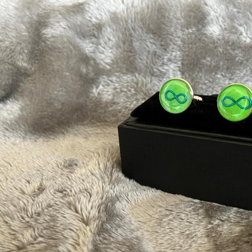 Colors of the Emirates handpainted cufflinks