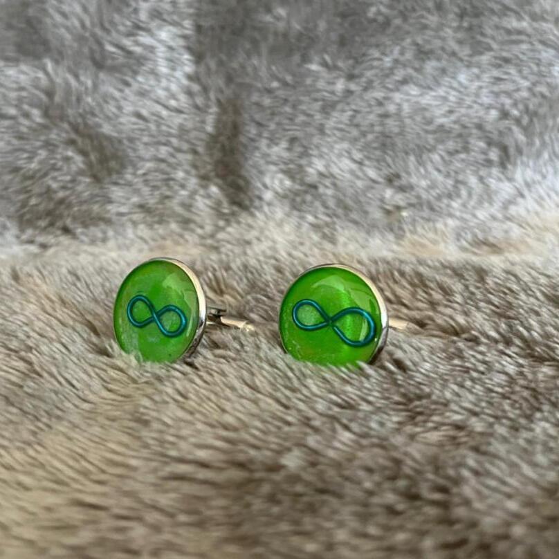 Colors of the Emirates handpainted cufflinks