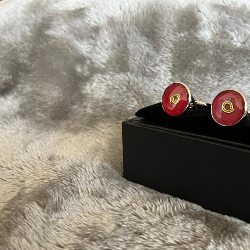 Colors of the Emirates handpainted cufflinks