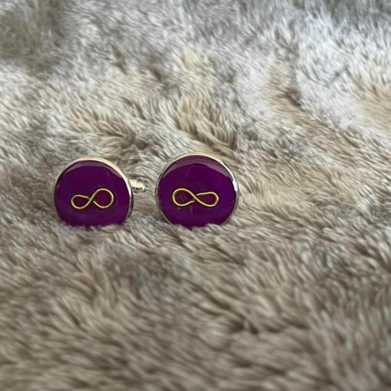 Colors of the Emirates handpainted cufflinks