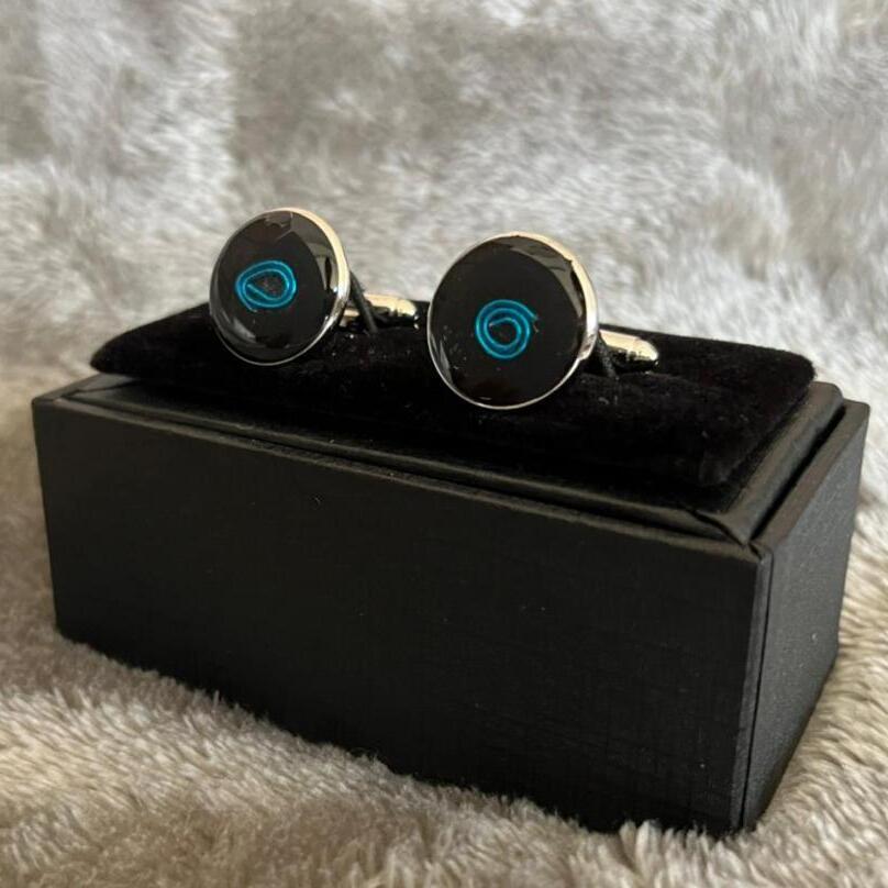 Colors of the Emirates handpainted cufflinks