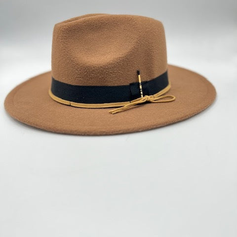 Elegant brown fedora