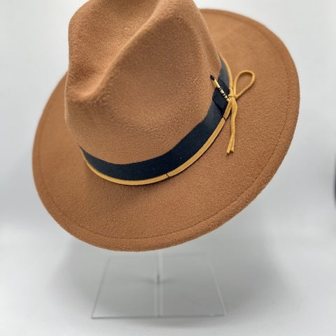 Elegant brown fedora