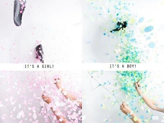 Gender Reveal Confetti Balloon 36"