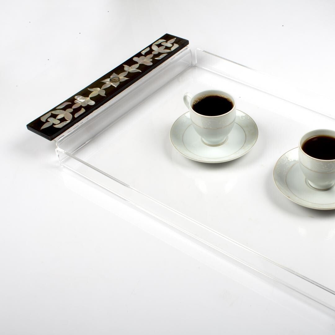Hand made acrylic Display Tray with the mother of pearl