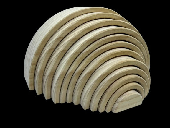 Coloured /Natural Rainbow Stack Arch