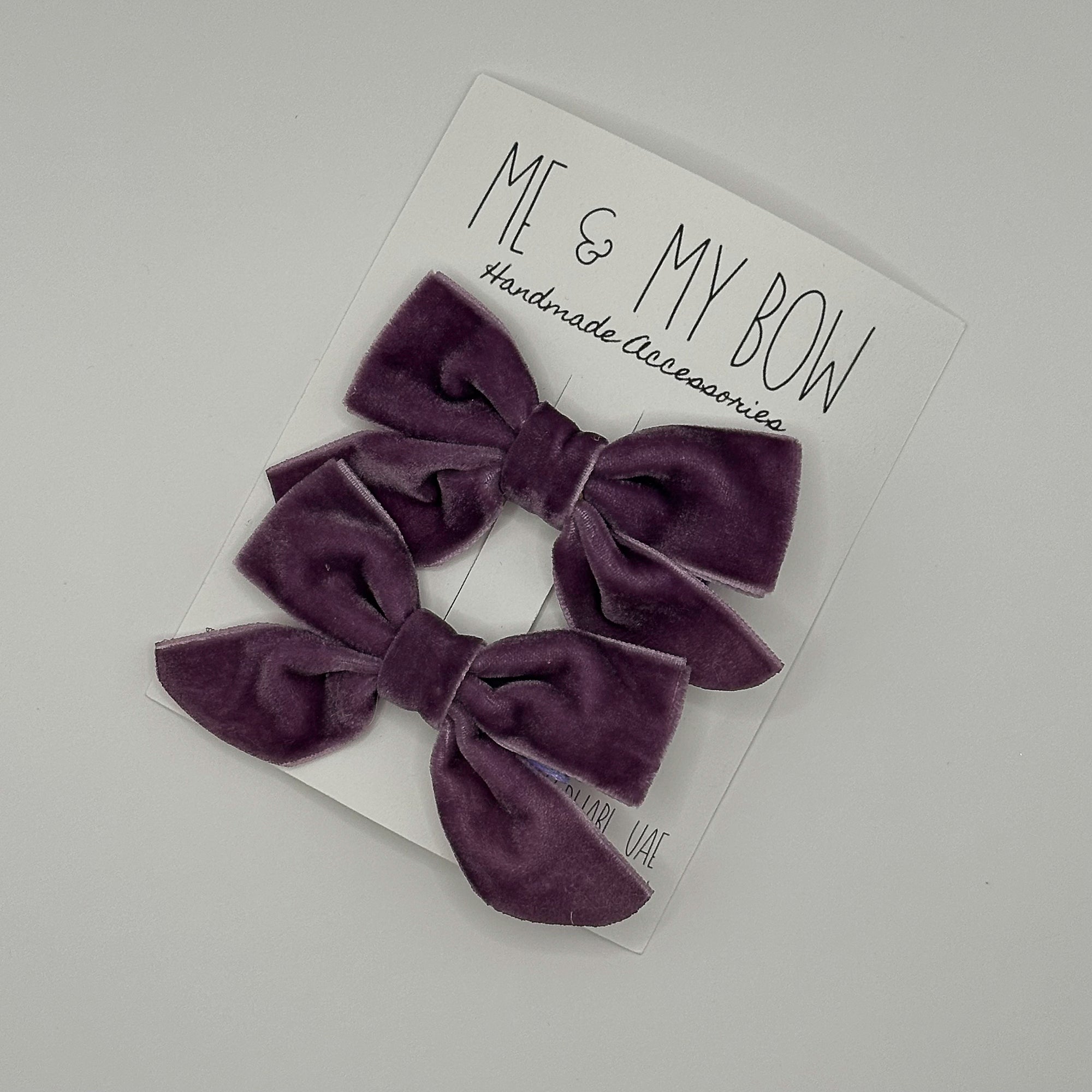 Bestseller | VELVET BUTTERFLY BOWS for Girls | Set of 2 Hair Clips | Perfect to Match Dresses and Outfits | Autumnal Colors