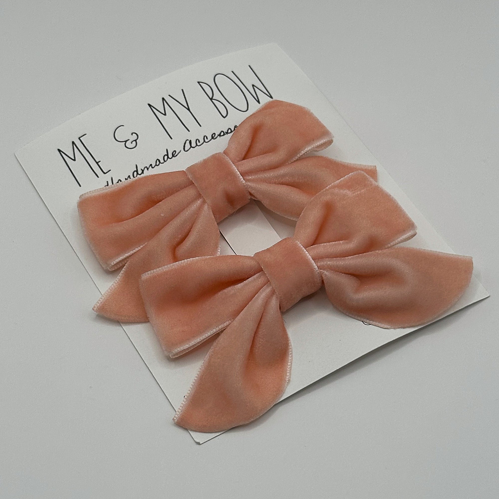 Bestseller | VELVET BUTTERFLY BOWS for Girls | Set of 2 Hair Clips | Perfect to Match Dresses and Outfits | Pink Series