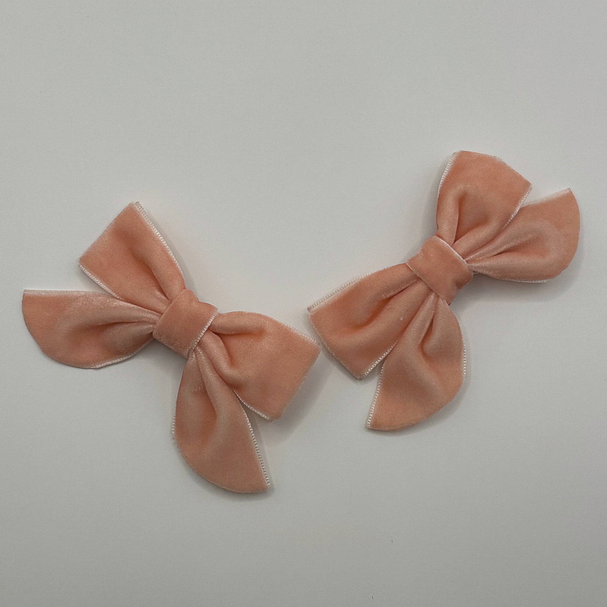 Bestseller | VELVET BUTTERFLY BOWS for Girls | Set of 2 Hair Clips | Perfect to Match Dresses and Outfits | Pink Series