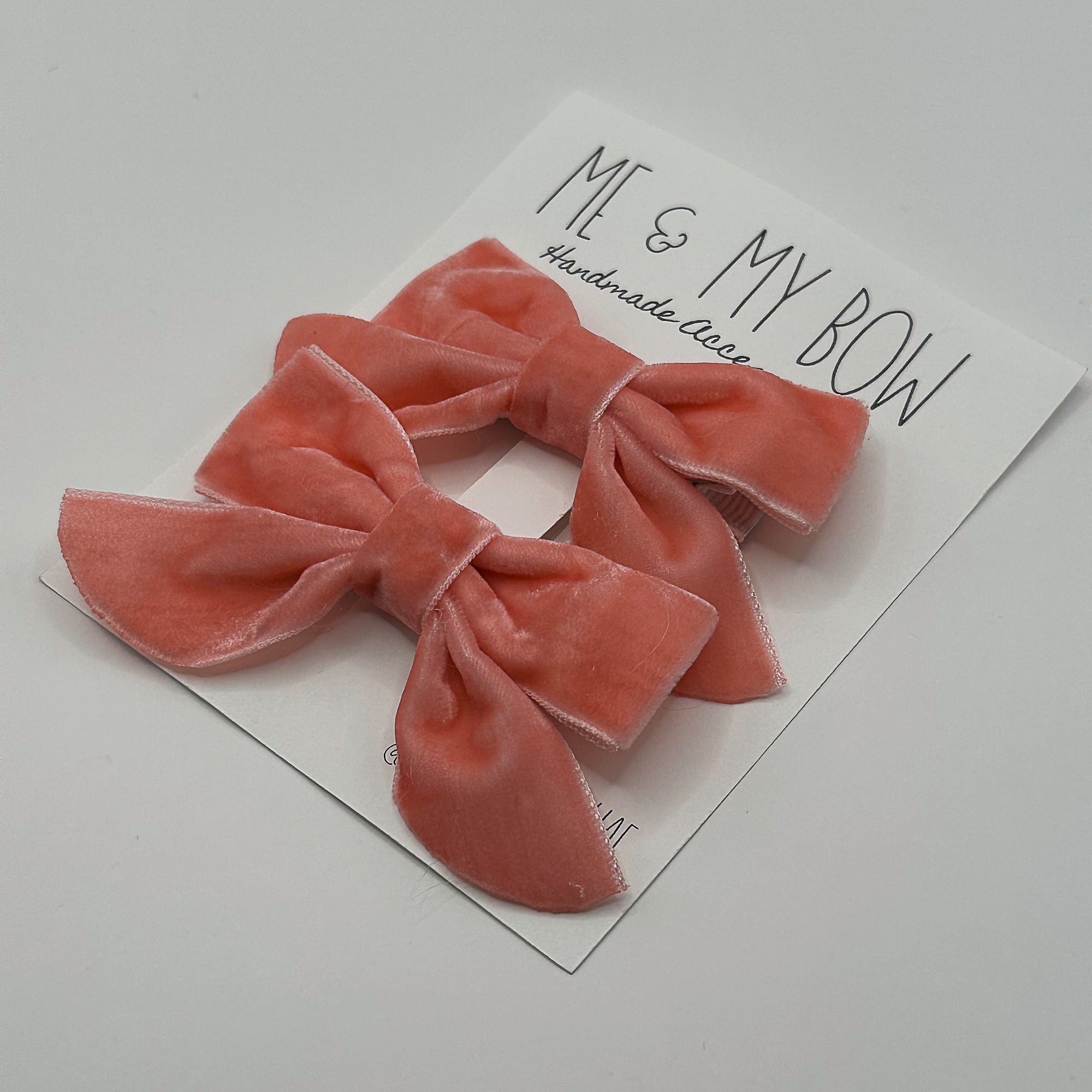 Bestseller | VELVET BUTTERFLY BOWS for Girls | Set of 2 Hair Clips | Perfect to Match Dresses and Outfits | Pink Series