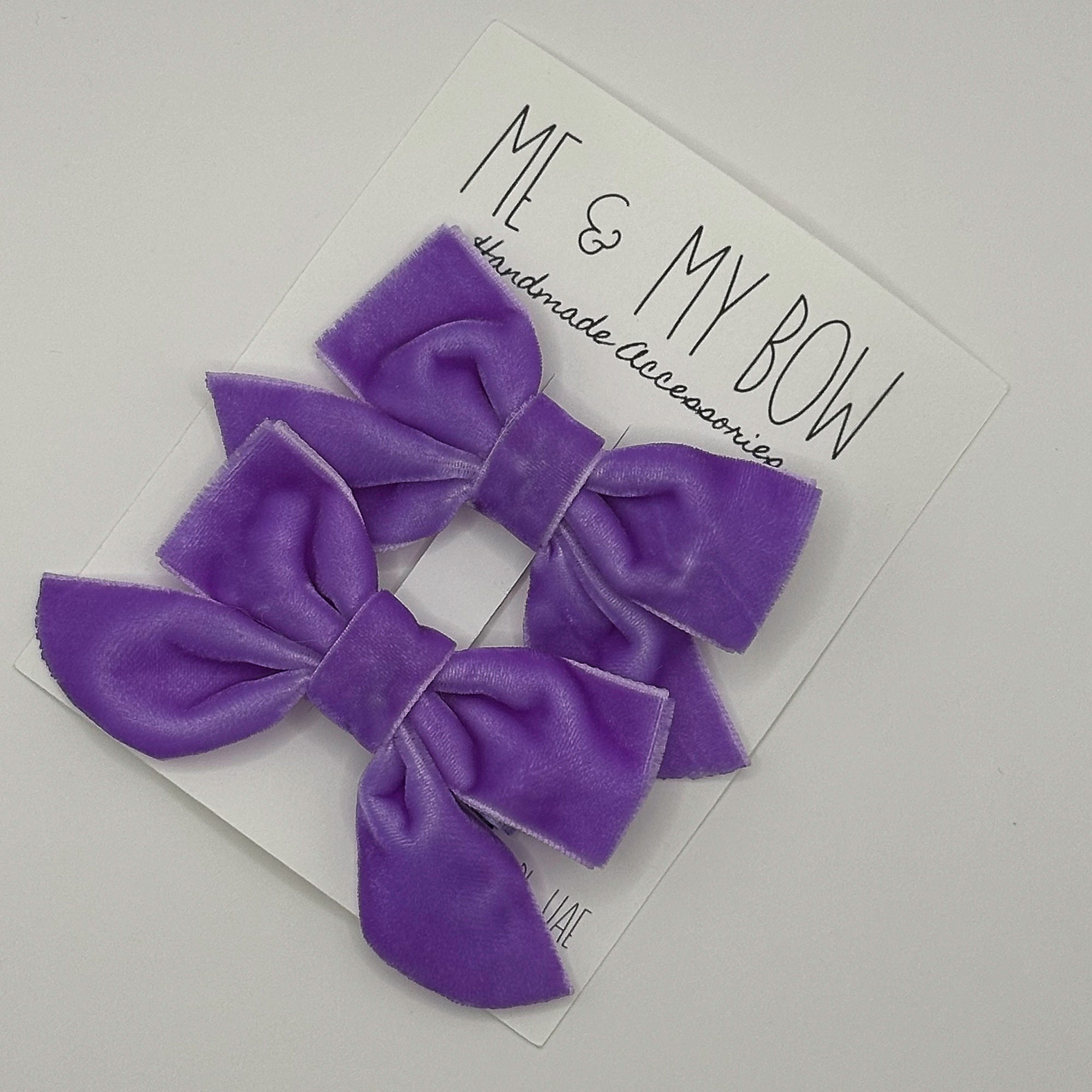 Bestseller | VELVET BUTTERFLY BOWS for Girls | Set of 2 Hair Clips | Perfect to Match Dresses and Outfits | Spring Summer Vibes